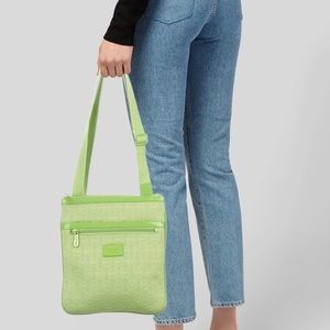 Michael Kors KA-1208 Monogram Embossed  Crossbody